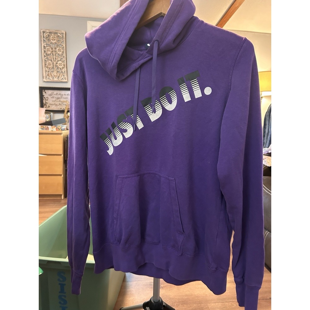Nike Women's XL Purple Lightweight Hoodie " Just Do It"